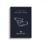 WSJIJY Stampa su Tela Quadro su Tela con Circuito Internazionale di Formula 1, Arte Murale Nordica, Poster Estetico di Gare di Motorsport, per La Decorazione della Casa, 70X100 Cm, Senza Cornice.