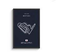 WSJIJY Stampa su Tela Quadro su Tela con Circuito Internazionale di Formula 1 Arte Murale Nordica Poster Estetico di Gare di Motorsport per Arredamento Casa 70X100 Cm Senza Cornice