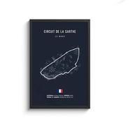 WSJIJY Stampa su Tela Quadro su Tela con Circuito Internazionale di Formula 1, Arte Murale Nordica, Poster Estetico di Gare di Motorsport, per La Decorazione della Casa, 70X100 Cm, Senza Cornice.