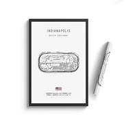 WSJIJY Stampa su Tela Quadro su Tela con Circuito Internazionale di Formula 1, Arte Murale Nordica, Poster Estetico di Gare di Motorsport, per La Decorazione della Casa, 70X100 Cm, Senza Cornice.