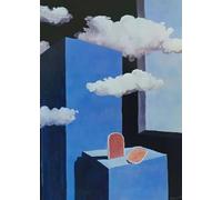 WSJIJY Stampa su Tela Riproduzione di Opere d'Arte Classiche del Surrealismo, Poster E Stampe su Tela, Dipinto da Parete, Immagine per Soggiorno, Quadri 50X70 Cm, Senza Cornice.