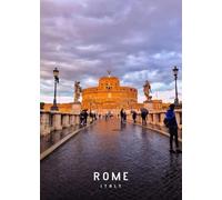 WSJIJY Stampa su Tela Roma, Italia, Città del Vaticano, Poster di Viaggio, Colosseo, Architettura Antica, Stampa su Tela, Quadro da Parete, Decorazione Moderna per Ufficio, 15X20 Cm, Senza Cornice.