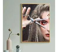 WSJIJY Stampa su Tela Stampe Moda Acconciature Immagini da Parete Salone di Parrucchiere Acconciature Modella Poster Parrucchiere Barbiere Salone Decorazione 70X100Cm Senza Cornice