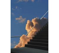 WSJIJY Stampa su Tela Stravagante Astratto Moderno Arte della Parete Le Persone Vivono sulla Nuvola Tela Pittura Poster Stampa Dormitorio Appartamento Decorazione Domestica 45X60Cm No fra