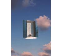 WSJIJY Stampa su Tela Stravagante Astratto Moderno Arte della Parete Le Persone Vivono sulla Nuvola Tela Pittura Poster Stampa Dormitorio Appartamento Decorazione Domestica 30X45Cm No fra