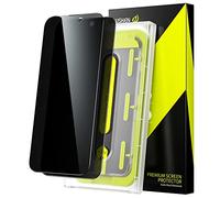 WSKEN Pellicola protettiva per schermo privacy per iPhone 14 Pro Max 6,7", [rimozione automatica della polvere] schermo a copertura completa 2.5D bordo 28 gradi 10s HD pellicola, confezione da 2