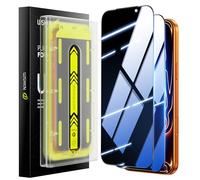 WSKEN Pellicola protettiva privacy per iPhone 17 Pro, rimozione automatica della polvere, in vetro temperato 9H+, infrangibile, anti impronte, senza bolle, antigraffio, liscio e sensibile, quasi