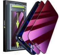 WSKEN per iPhone 17 Pro Max Protezione Schermo Privacy - [Anti Luce Blu][Eliminazione Automatica della Polvere] 24° Protezione Occhi Anti Spia con Gradiente Viola, Compatibile con Custodie, Vetro