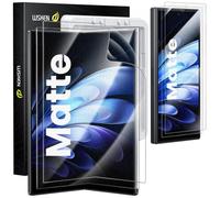 WSKEN Per Samsung Galaxy Z Fold 7 per pellicola protettiva opaca [Anti Glare & No Blindend][bolla autoestinzione] Pellicola protettiva interna in TPU morbido + pellicola protettiva frontale 9H HD