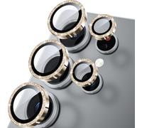 WSKEN Protezione per obiettivo della fotocamera ultra sottile per Samsung Galaxy S25, compatibile con le custodie, in vetro temperato infrangibile 9H con cerchio in metallo in alluminio, accessori per