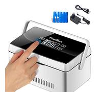 WSMYGS Contenitore per frigorifero per insulina Custodia da viaggio per frigorifero per insulina Frigoriferi Frigorifero 2-8 ℃ Custodia per refrigerazione per auto portatile intelligente a temperat