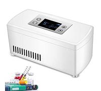 WSMYGS Scatola frigo per insulina Scatola frigo portatile per insulina, scatola refrigerata per insulina da esterno, piccola scatola da viaggio, temperatura controllabile, per farmaci per il diabet