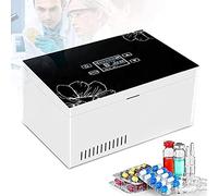 WSMYGS Scatola frigo per insulina Scatola refrigerata per dispositivo di raffreddamento per insulina, frigorifero portatile, scatola di conservazione frigorifera elettrica 2-8 ℃, display LCD per ma