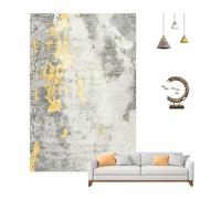 WSNCXFW Tappeto riscaldato Elettrico al grafene, Tappeto Morbido in Peluche con termostato e Timer, Tappetino riscaldante per Pavimenti, scaldapiedi riscaldato, per Soggiorno,B,80 * 120CM