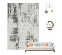 WSNCXFW Tappeto riscaldato Elettrico al grafene, Tappeto Morbido in Peluche con termostato e Timer, Tappetino riscaldante per Pavimenti, scaldapiedi riscaldato, per Soggiorno,D,50 * 90CM