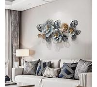 WSND 3D Quadro in Metallo, Decorazione da Parete in Metallo, Fatta a Mano Scultura da Parete per Soggiorno/opere d'Arte, 122 x 60 cm