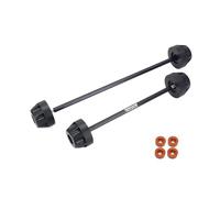 WSNWWKDD Cilindro Principale for Duke 790 890 R 2024 790DUKE 890DUKE Protezione Ruota Moto Accessori Anticaduta Assale Anteriore Posteriore Forcella Crash Slider Protezioni Motore(Front-Rear Orange)