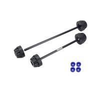 WSNWWKDD Cilindro Principale for Duke 790 890 R 2024 790DUKE 890DUKE Protezione Ruota Moto Accessori Anticaduta Assale Anteriore Posteriore Forcella Crash Slider Protezioni Motore(Front-Rear Blue)