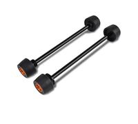 WSNWWKDD Cilindro Principale for KTM 690 Duke R SMC R 690 Duke R 690 SMC R 690 701 for Husqvarna Anteriore Posteriore Ruota ASSE Forcella Crash Sliders Protezioni Motore(Set OR)