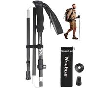 Wsobue Bastoncini da trekking da trekking con sistema di bloccaggio rapido e anti-shock, telescopici, pieghevoli, ultraleggeri, pieghevoli, per anziani, donne e uomini, confezione da 2