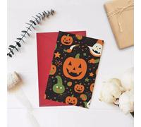 WSOIHFEC Biglietti di auguri di Halloween con buste, biglietti di ringraziamento, biglietti di auguri, biglietti di buon compleanno, biglietti di San Valentino, lauree, inviti per feste di nozze, 15,2