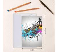 WSOIHFEC Biglietti di auguri musicali con spray, biglietti vuoti con buste, biglietti di ringraziamento, biglietti di auguri, biglietti di buon compleanno, biglietti di San Valentino, per laurea