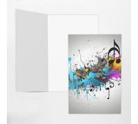 WSOIHFEC Biglietti di auguri musicali con spray, biglietti vuoti con buste, biglietti di ringraziamento, biglietti di auguri, biglietti di buon compleanno, biglietti di San Valentino, per laurea