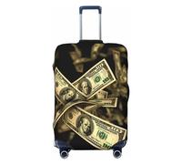 WSOIHFEC Copertura per valigia con stampa di dollari con segno di denaro personalizzato copertura per bagagli da viaggio copertura per trolley da viaggio copertura protettiva per bagagli da 45-81 cm,
