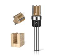 WSOOX Modello professionale Router Bit 3 Lama Guidato Profiler 1/4 di pollice Shank Modello Router bit per la lavorazione del legno