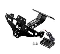 WSOPP Portatarga Targhe Moto per Yamaha Tracer 900/9/GT 9GT 2015-2023 2024 2025 TRACER9 TRACER900 Supporto Porta Targa Posteriore Adatto Staffa Luce Parafango Eliminatore Accessori,Black Style