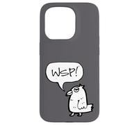 WSP! what's Up Funny Sarcastic Parrot Illustration Graphic Custodia per iPhone 15 Pro