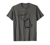 WSP! What's Up Funny Sarcastic Parrot Illustration Graphic Maglietta