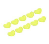 WSQHAO 16 Pezzi Racchetta da Tennis ridurre Le Vibrazioni smorzatore di Ammortizzatore in Silicone a Forma Cuore smorzamento della Corda per Racchette Tennis(Yellow)