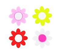 WSQHAO 16 Pezzi Racchetta da Tennis smorzatore di Vibrazioni Cuore Ammortizzatore for Fiore Stringa in Silicone Strumento per Racchette Tennis(Flower)