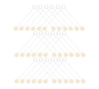 WSQHAO 200 Pezzi 12,5/15 cm Palline di Lana in Pelle Pennello da Pittura Resistente alla corrosione Portatile Pennello a Sfere di Lana con Manico in Metallo per Colorare(15cm)