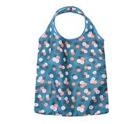 WSQHAO 5Pcs Home & Living Foldable Polyester Groceries Tote Reusable Pouch Storage Bag Shopping Bags per Shopping(Color 8)