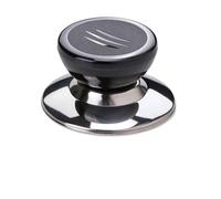 WSQHAO 5Pcs Pot Lid Handles Replacement Stainless Steel Lids Knobs Heat-Resistant Wooden Holding Handle Kitchen Cookware Handgrip Per Coperchi di Pentole(Color2)