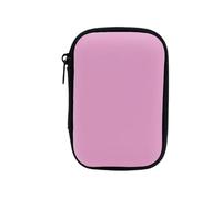 WSQHAO Borsa portaoggetti da 2 pezzi for cuffie for fotocamera Ccd Cavo dati Caricatore con cerniera PU quadrata portatile per CCD(Color7)