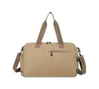 WSQHAO Borsoni da viaggio morbidi 2 pezzi Borsa for prodotti filatura Oxford solida a tracolla dolce casual multifunzionale di grande capacità Per Viaggi(Khaki)
