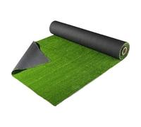 WSQHAO Tappeto erboso Artificiale da 6,5x5 Piedi, Altezza Lama 3/8 Pollici, drenaggio for Piscine e Giardini, Uso Interno/Esterno per Terrazzo