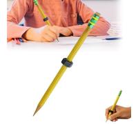 WSRRDRECVHi 1PCS ADHD Fidget Pencil,matite fidget filettate,Threaded Pencil Fidget Tool with Sliding Nut,Textured Sensory Writing Pen,penna portatile antistress con dado scorrevole