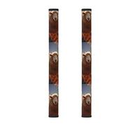 WSSYYBF 2 coperture per maniglie della porta del frigorifero delle pecore australiane - coperture per maniglie della cucina