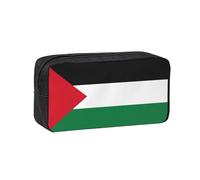 WSSYYBF Bandiera dello Stato della Palestina Astuccio per penne semplice e spazioso.Grande custodia spaziosa, custodia Oxford 600D con cerniera per lavoro ufficio moda donna