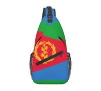 WSSYYBF Borsa a tracolla con bandiera eritrea diagonale. Borsa a tracolla traspirante regolabile, borsa a tracolla da viaggio
