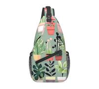 WSSYYBF Borsa a tracolla per piante bonsai in diagonale. Borsa a tracolla traspirante regolabile, borsa a tracolla da viaggio