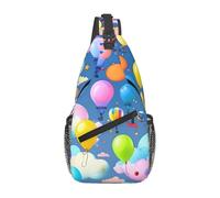 WSSYYBF Borsa a tracolla traspirante regolabile diagonalmente con palloncini, borsa a tracolla da viaggio