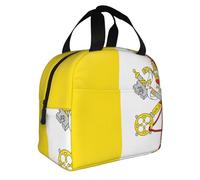 WSSYYBF Borsa termica per il pranzo con bandiera del Vaticano, borsa termica Oxford per lavoro e picnic