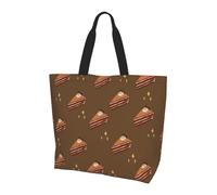 WSSYYBF Chocolate Squares Cake Borsa a tracolla. Borsa a tracolla da donna, alla moda, semplice e leggera