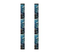 WSSYYBF Coperture per maniglie della porta del frigorifero con squali sotto il mare, 2 pezzi, coperture per maniglie della cucina