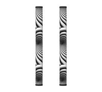 WSSYYBF Coperture per maniglie della porta del frigorifero GIF con illusione ottica a spirale, 2 pezzi, coperture per maniglie della cucina